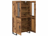 Highboard 2 pcs Old Wood Engineered Wood 3415643