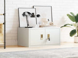 Storage Cabinet White 60 x 40 x 40 cm Steel 891717