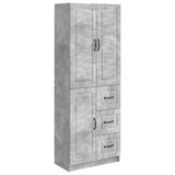 Cabinet Set 2 pcs Concrete Grey Engineered Wood 3416982