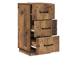 Drawer Cabinet Old Wood 33 x 34.5 x 87 cm Engineered Wood 895313