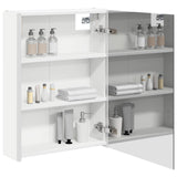 Bathroom Mirror Cabinet White 53.5 x 15.5 x 70 cm 889231