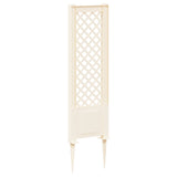 Trellis with Spike White 43 x 6 x 165 cm PP 42041740