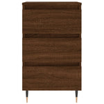 ZNTS Bedside Cabinet Brown Oak 40x35x69 cm Engineered Wood 826922