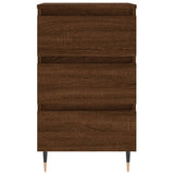 ZNTS Bedside Cabinet Brown Oak 40x35x69 cm Engineered Wood 826922