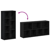 Bookcase Black Oak 50x25x104 cm Engineered Wood 862470
