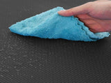 Pool Ground Mat 16 pcs 235 cm Round EVA Foam Black 42042633