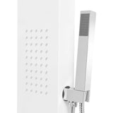 ZNTS Shower Panel System Aluminium Matte White 142372