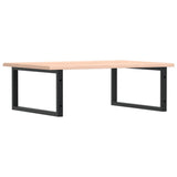 Basin Shelf Wall Mounted Steel and Solid Wood Oak 3302633