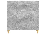 Sideboard Concrete Grey 66 x 34.5 x 90 cm Engineered Wood 895098