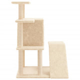 Cat Tree with Sisal Scratching Posts Cream 97 cm 172097