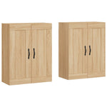 Wall Mounted Cabinets 2 pcs Sonoma Oak Engineered Wood 3198012