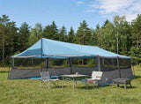Family Tent Blue 600 x 400 x 268 cm Polyester and Steel 42028604