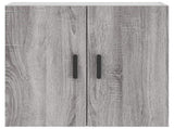 Wall Cabinet Grey Sonoma 60x31x60 cm Engineered Wood 829978