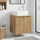 Wall-Mounted Sink Vanity Artisan Oak 49.5 x 41 x 63 cm 890411