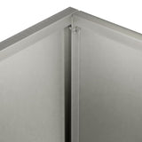 Garden Planter Silver 40 x 30 x 50 cm Stainless Steel 8005492