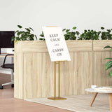 Trade Show Displays 2 pcs Gold 26.5 x 26.5 x 150 cm Steel 3407639