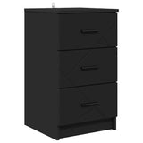 Bedside Cabinet Black 38 x 38 x 66 cm Engineered wood 883375