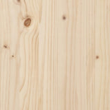 Bed Frame without Mattress Solid Wood Pine 140x190cm 810410