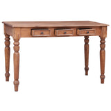 Desk with Drawers 117x57x75 cm Solid Mahogany Wood 283909