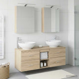 Bathroom Furniture Set 5 pcs Sonoma Oak 3406953