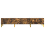 TV Cabinet 147 x 34.5 x 30 cm Smoked Oak Engineered Wood 895170