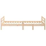 Bed Frame without Mattress 75x190 cm Small Single Solid Wood Pine 821639