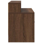 ZNTS Bedside Cabinets with Drawer 2 pcs Brown Oak 51x31x47 cm 858681