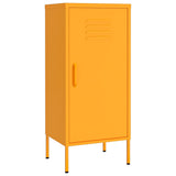 Storage Cabinet Mustard Yellow 42.5x35x101.5 cm Steel 336191