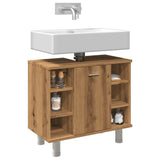 Bathroom Cabinet Artisan Oak 60x32x53.5 cm Engineered Wood 856145