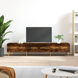 TV Cabinet Smoked Oak 150x36x30 cm Engineered Wood 829145