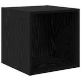 Wall Cabinet 2 pcs Black Oak 37 x 37 x 37 cm Engineered Wood 875077