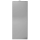 Garden Planter Triangular 30x26x75 cm Galvanized Steel 851153