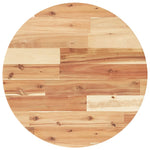 ZNTS Table Top Round Ø50x4 cm Solid Wood Acacia 4008701