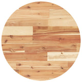 ZNTS Table Top Round Ø50x4 cm Solid Wood Acacia 4008701