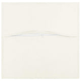 Cushion Cover 6 pcs HOUTEN White 80 x 80 cm Faux Linen 921572