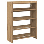 ZNTS Shoe Rack Artisan Oak 60x25x81 cm Engineered Wood 859886