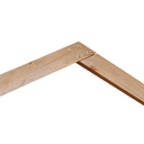Wedding Arch Light Brown 221 x 92 x 216 cm Solid Pine Wood 42019395