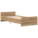 Bed Frame with Headboard Artisan Oak 80 x 200 cm 8009034