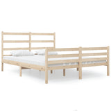 Bed Frame without Mattress Solid Wood Small Double 3103683