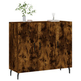 Sideboard Smoked Oak 90x34x80 cm Engineered Wood 828129