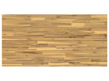120 x 70 x 75 cm Solid Acacia Wood White and Black Rectangular 937598