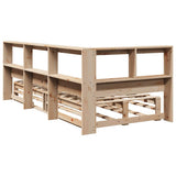 Bookcase Bed without Mattress 90x200cm Solid Wood Pine 3324508