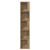 Corner Cabinet Artisan Oak 33x33x165 cm Engineered Wood 856725