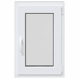 Basement Window "RISOR" 50x75 cm Tilt&Turn DIN Right Anthracite 4108384
