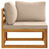 Sectional Corner Sofa with Cushions Natural 42028303