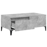 ZNTS Coffee Table Concrete Grey 90x50x36.5 cm Engineered Wood 821120