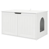 Cat House White 85 x 55 x 50.5 cm Engineered Wood 8000716