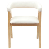 Dining Chairs 2 pcs Natural 54 x 57 x 73 cm Solid Rubber Wood 42020428