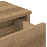 ZNTS Wall Shelf with Drawers Artisian Oak 80x31x17 cm Engineered Wood 859958