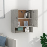 Wall Cabinet Concrete Grey 60x31x70 cm Engineered Wood 812883